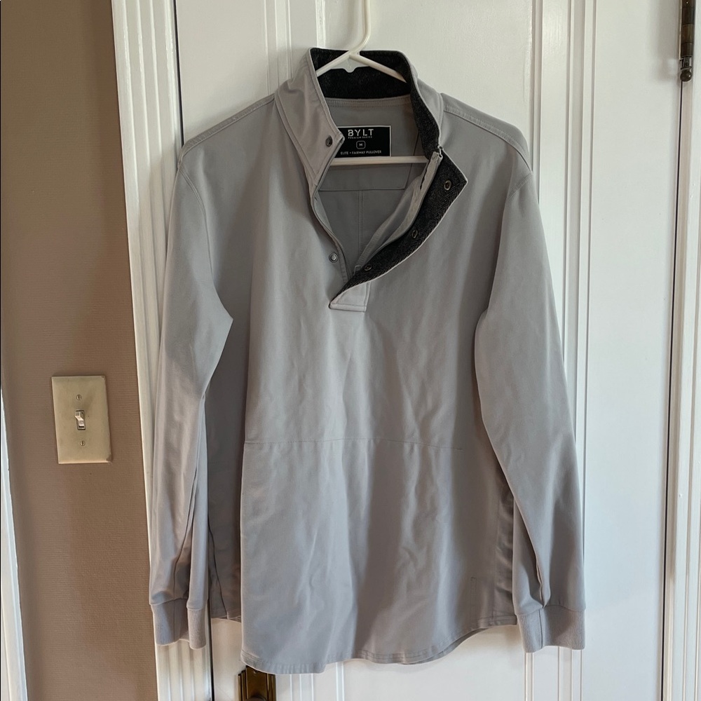 Men's Gray Pullover Shirt